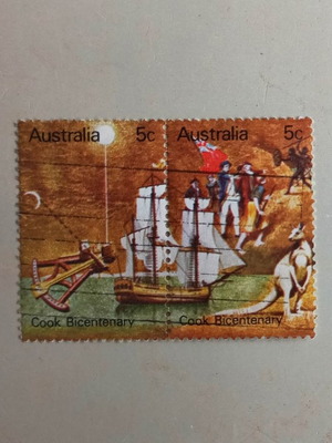 Australia 1970 Captain Cook Bicentenary stamps new, unsealed
