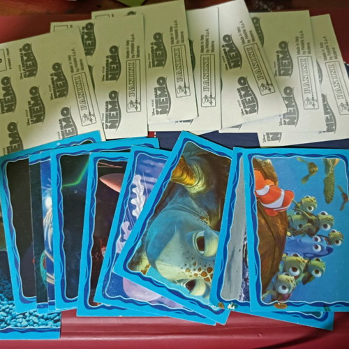Panini Finding Nemo stickers used, number set