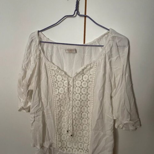 Vintage Pull & Bear blouse like new, white