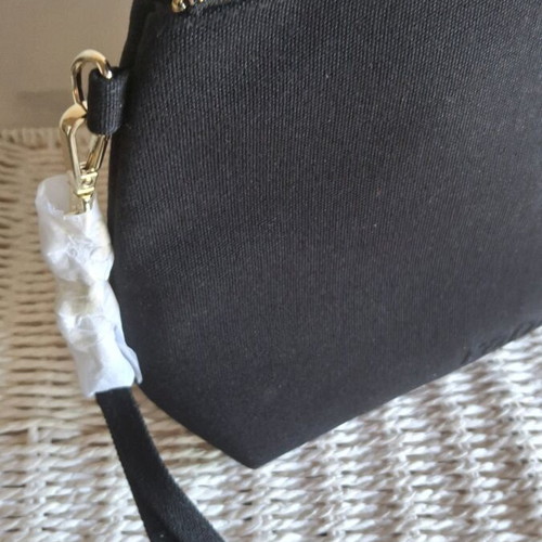 Rabanne toiletry bag new, black unisex multipurpose pouch