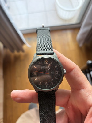Set of 4 used men's watches Seiko, Michel Herbelin, Superdry, Pull & Bear