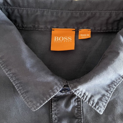 Boss Orange polo shirt size M like new, blue