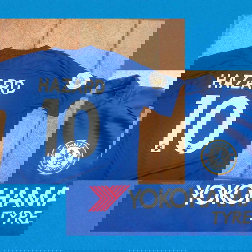 Αθλητική φανέλα Chelsea Hazard 2017 Nike DRY-FIT μέγεθος L μεταχειρισμένη