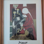 Frame with poster like new 46x55cm