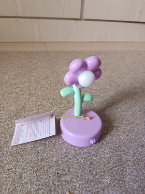 Flower table lamp new with warm light