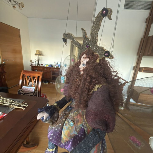 Decorative Handmade Marionette Doll like new
