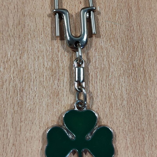Panathinaikos old metal advertising keychain used