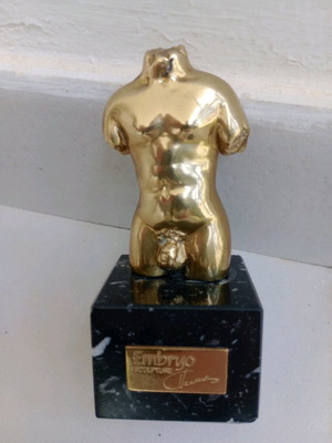 Bronze statuette like new, numbered and sealed