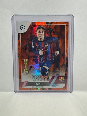 Κάρτα 2022-23 Topps UCC Gavi #178 Future Stars Inferno Refractor καινούργια