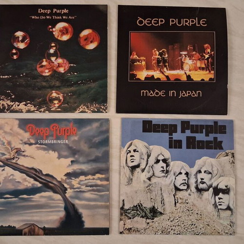 Deep Purple CD pack used, 4 classic rock albums