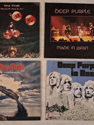 Deep Purple CD pack used, 4 classic rock albums