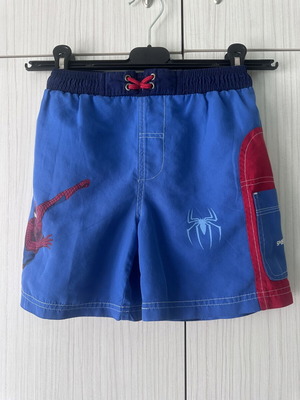 Spider-Man boys' swim shorts used, blue, size 4 years