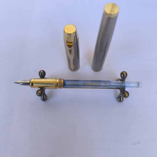 Parker IM Core Brushed Metal GT pen used