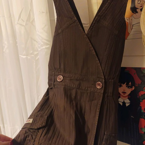 Helmi dress with straps brown, size Medium, like new