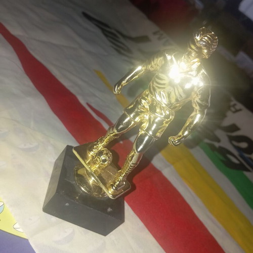 Football trophy like new, 15 cm height