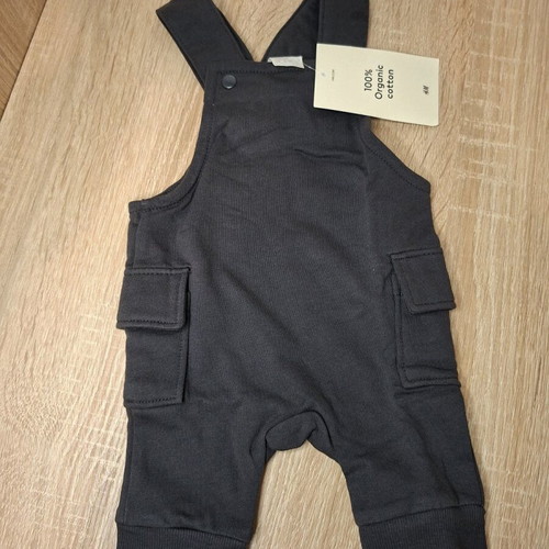 Baby cotton grey salopette H&M new, size 50