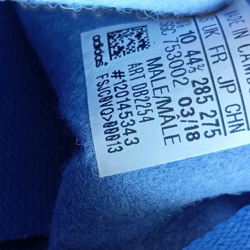 Adidas sneakers new, size 44.5, blue