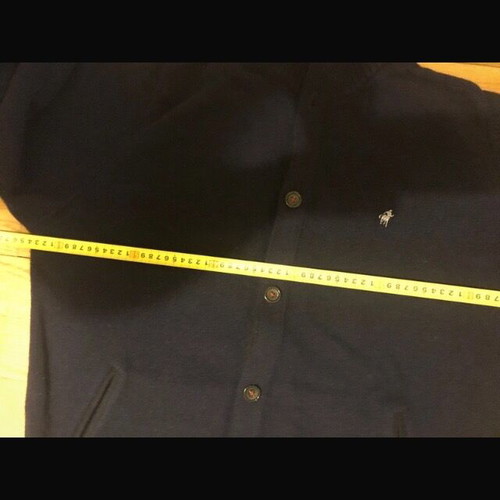 Rodrigo men's wool cardigan blue size 3XL