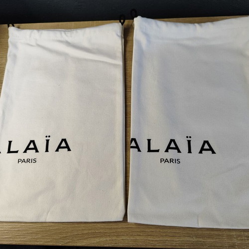 ALAIA Paris leather shoe box and dustbags used