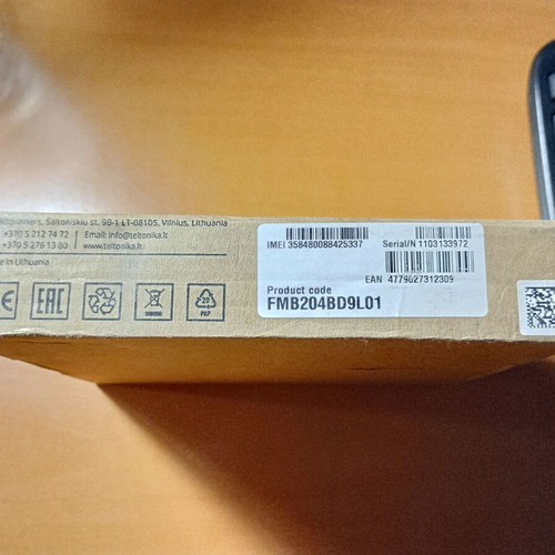 Teltonika FMB204 GPS Tracker καινούργιο, αδιάβροχο IP67 για αυτοκίνητα και φορτηγά