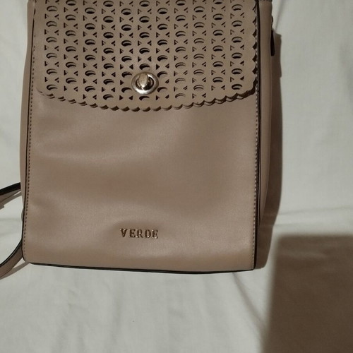 Verde backpack bag like new, beige