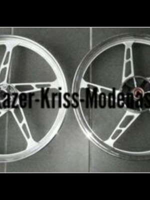 Kazer-Kriss-Modenas motorcycle rims used, full set with bearings