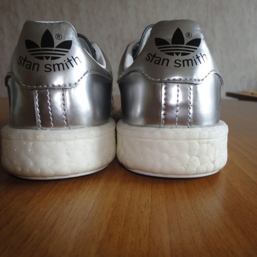 Adidas Stan Smith women's sneakers size 37 like new, silver