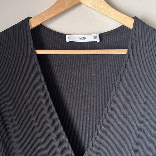 Mango black jumpsuit size M like new