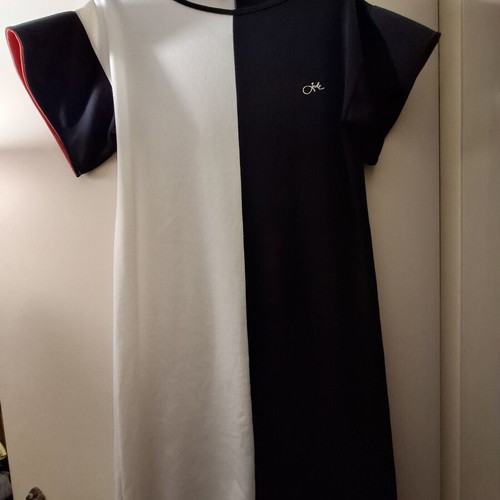 Dress black and white, like new, size XL