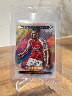 Gabriel Martinelli Topps Inception 2024-25 Star Quality card new
