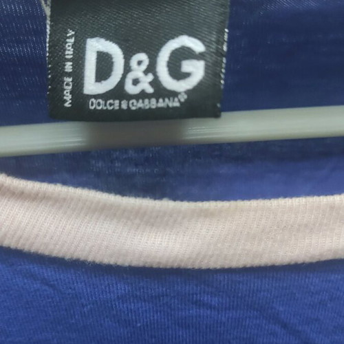 D&G Dolce and Gabbana long sleeve shirt like new, blue and pink, XXL