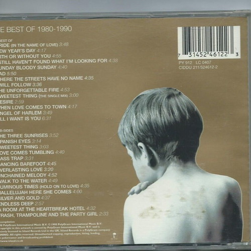 U2 The Best of 1980-1990 2CD like new, rock