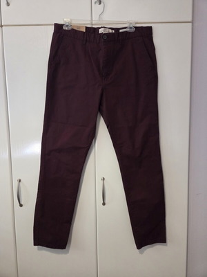 H&M Skinny Pants new, burgundy