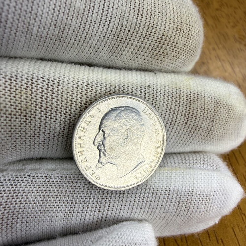 50 Ctotinki Silver Coin Uncirculated 1913 Bulgaria