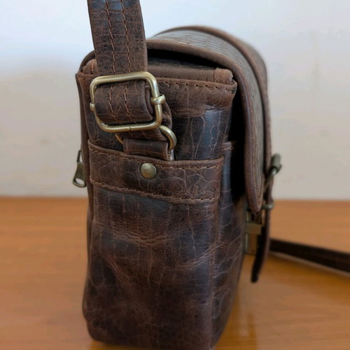 Rock & Roll leather camera bag used