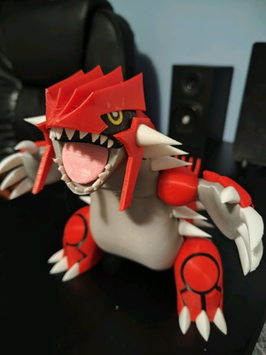 3D printed Pokémon miniature Groudon legendary Pokémon new