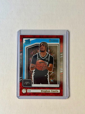 Κάρτα Stephon Castle 2024-25 Panini Donruss Rated Rookie International Red RC καινούργια