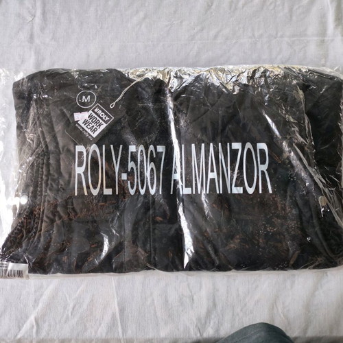 Roly Almanzor Medium sleeveless work vest black new
