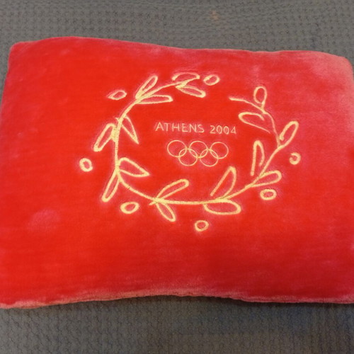 Phoebus Athens 2004 plush pillow