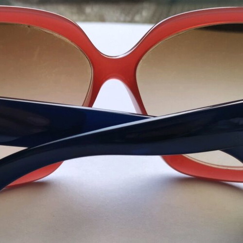 Ray-Ban Jackie Ohh II sunglasses used, model RB4098, burgundy