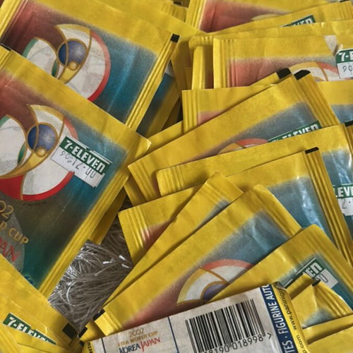 Fifa 2002 World Cup Panini stickers pack of 25 new