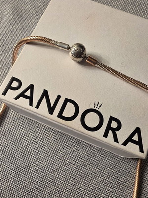 Pandora silver 925 snake chain necklace, 45cm