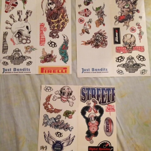 Collectible vinyl stickers inspired by Hot Rod and Kustom Kulture