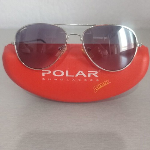 Polar sunglasses junior used, silver color