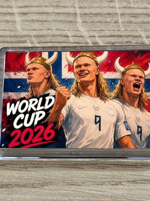 Acrylic Erling Haaland 2026 World Cup Magnet new