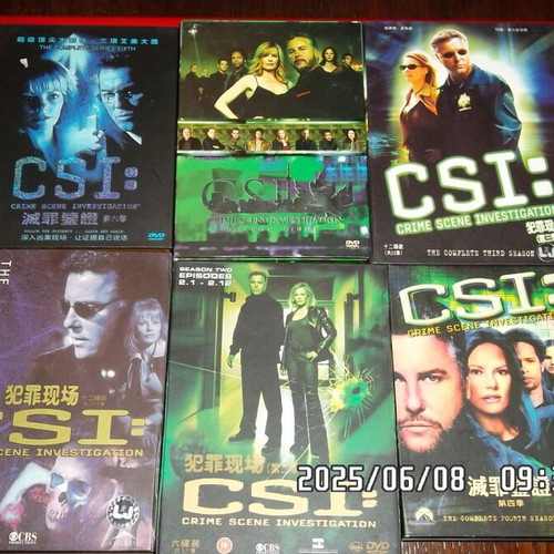 CSI series used in hard cases by seasons DVD