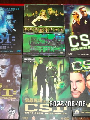 CSI series used in hard cases by seasons DVD