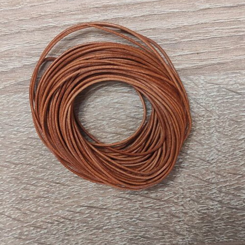 Waxed cord 14mm for bracelets, tan, dull red, beige