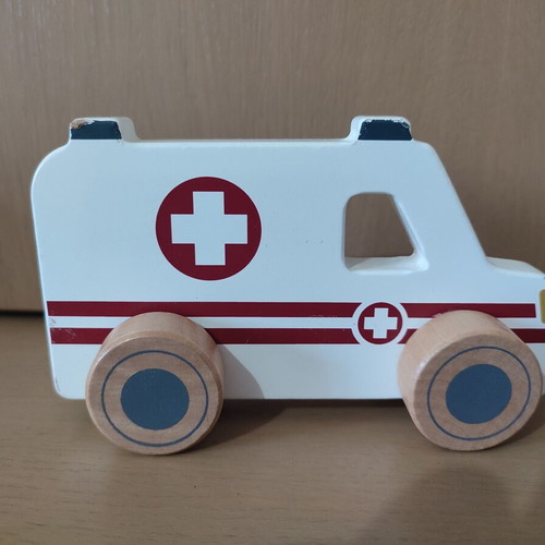 Little Dutch wooden toy vehicles set, like new
