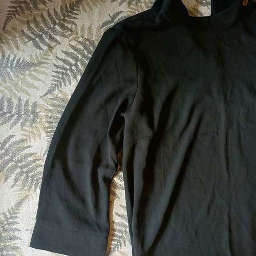 Women's semi-transparent blouse A.L.E. new, size M, black